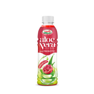 Bottled 500ml 16 9 fl oz aloe vera pomegranate drink with prebiotics | Nawon