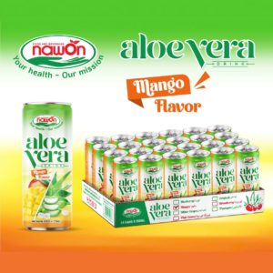 can 250ml 8 45 fl oz naturally sweet aloe vera mango drink