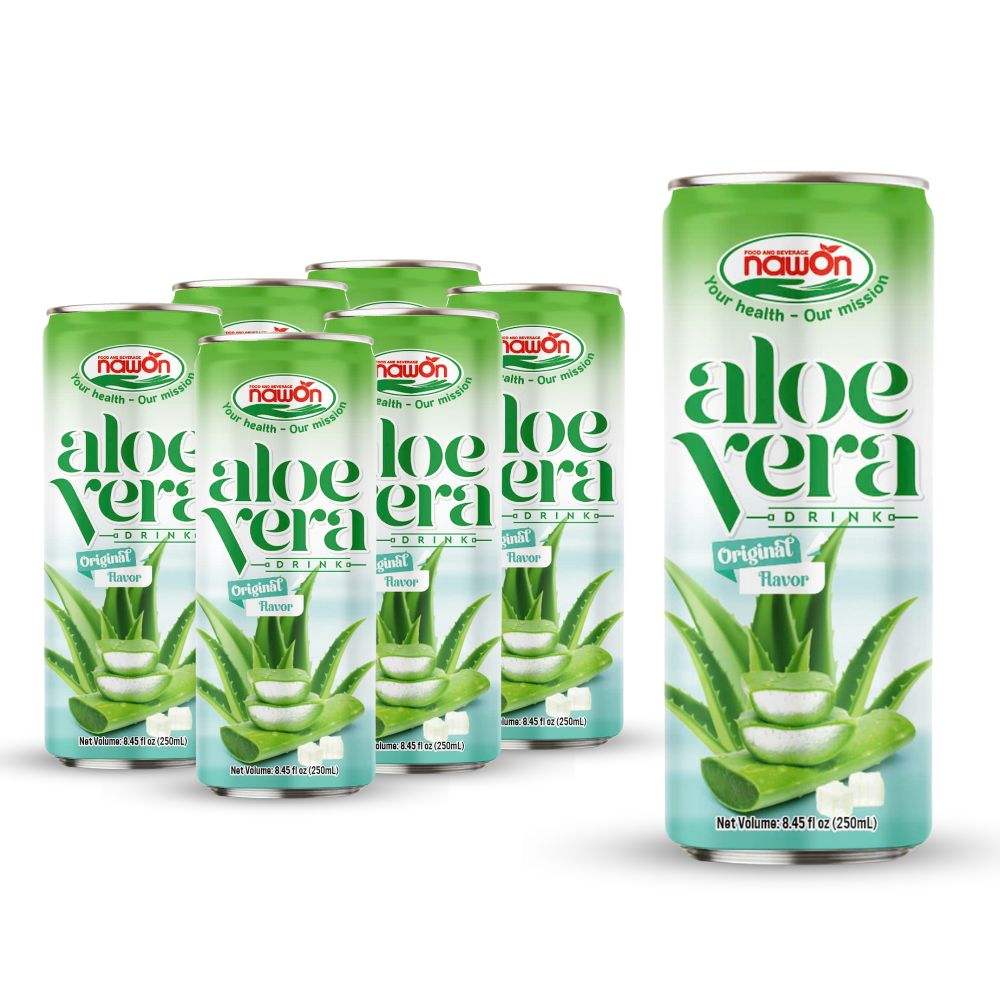 can 250ml 8 45 fl oz naturally sweet aloe vera original drink