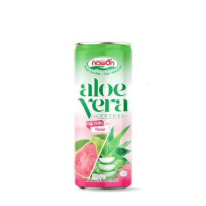 can 250ml 8 45 fl oz naturally sweet aloe vera pink guava drink