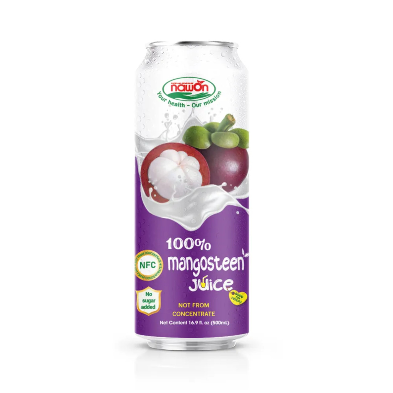 Can 500ml 16 9 fl oz pure mangosteen juice with rich exotic flavor