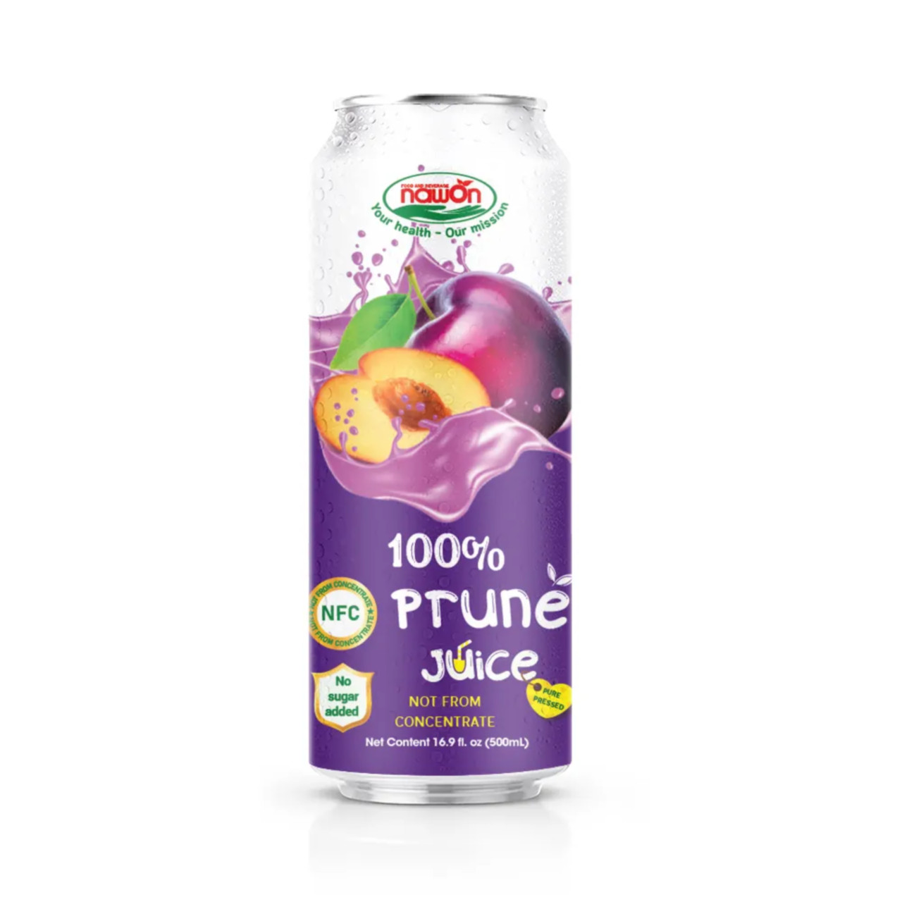 Can 500ml 16 9 fl oz pure prune juice with rich exotic flavor
