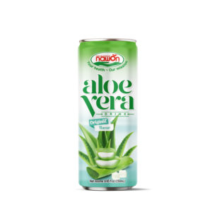 Canned 8 45 fl oz 250 ml aloe vera drink with original flavor