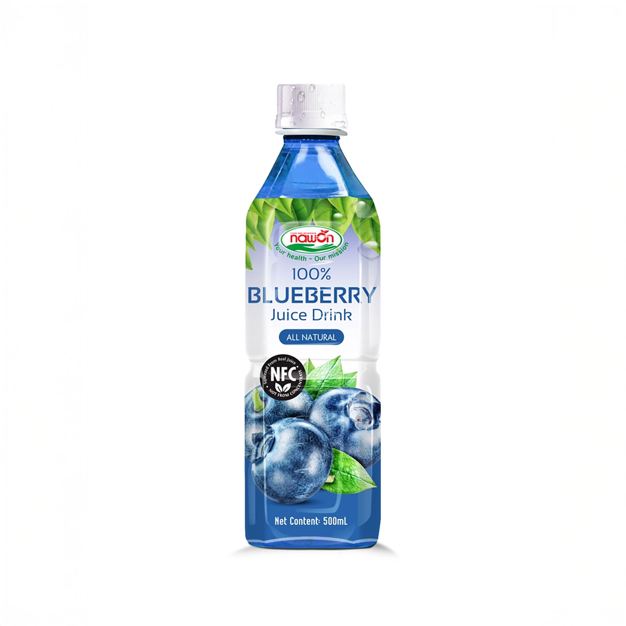 Bottle 500ml 16 9 fl oz 100 original blueberry juice with nfc