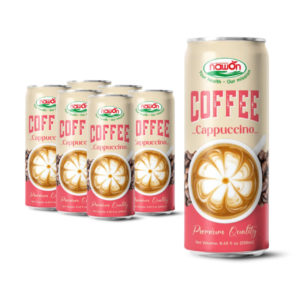 can 250ml 8 46 fl oz premium cappuccino coffee drink with smooth and bold flavor