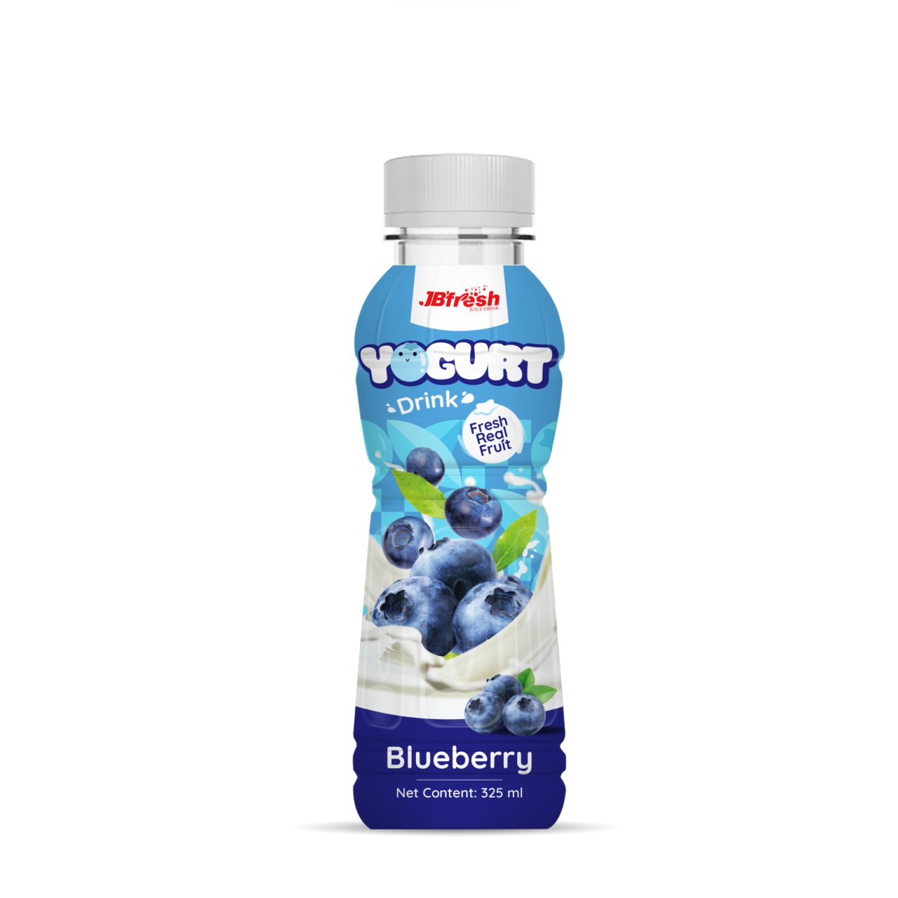 bottle 325ml 11 00 fl oz yogurt drink with fresh blueberry flavor