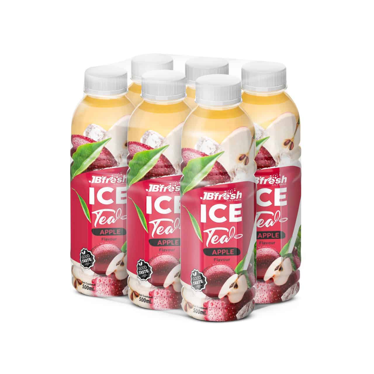bottle 500ml 16 9 fl oz fresh ice tea with juicy apple flavour 3