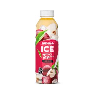bottle 500ml 16 9 fl oz fresh ice tea with juicy apple flavour