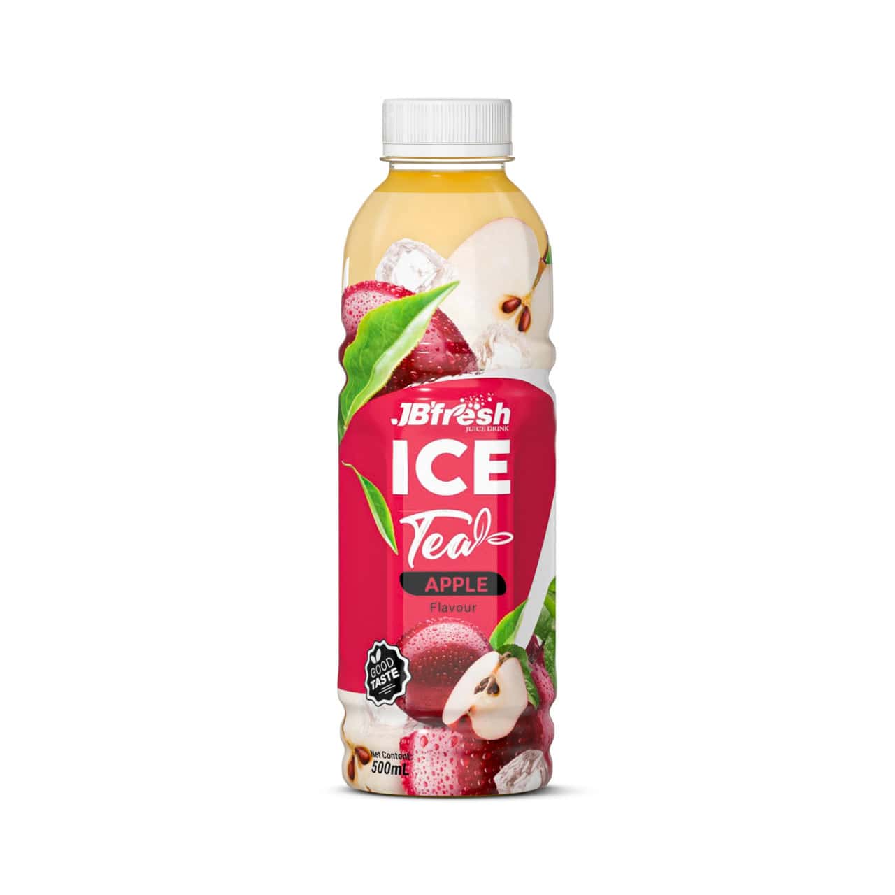 bottle 500ml 16 9 fl oz fresh ice tea with juicy apple flavour