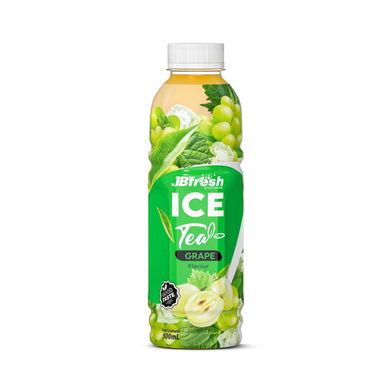 bottle 500ml 16 9 fl oz fresh ice tea with juicy white grape flavour