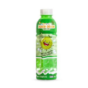 bottle 500ml 16 9 fl oz melon juice drink with chewy nata de coco jelly (2)