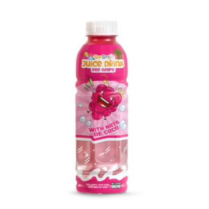 bottle 500ml 16 9 fl oz red grape juice drink with chewy nata de coco jelly