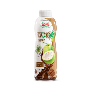 Bottled 500ml 16 9 fl oz natural nfc coco water with gentle chocolate flavor