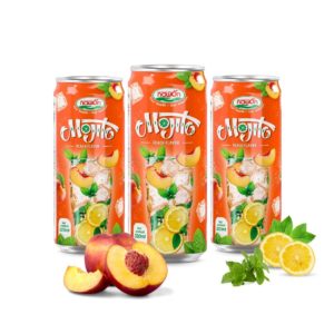 Can 320ml 10 82 fl oz sparkling mojito with juicy peach flavor (2)