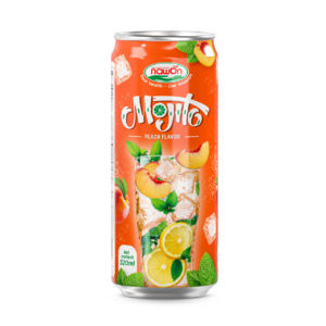can 320ml 10 82 fl oz sparkling mojito with juicy peach flavor