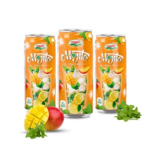 Can 320ml 10 82 fl oz sparkling mojito with tropical mango flavor (2)