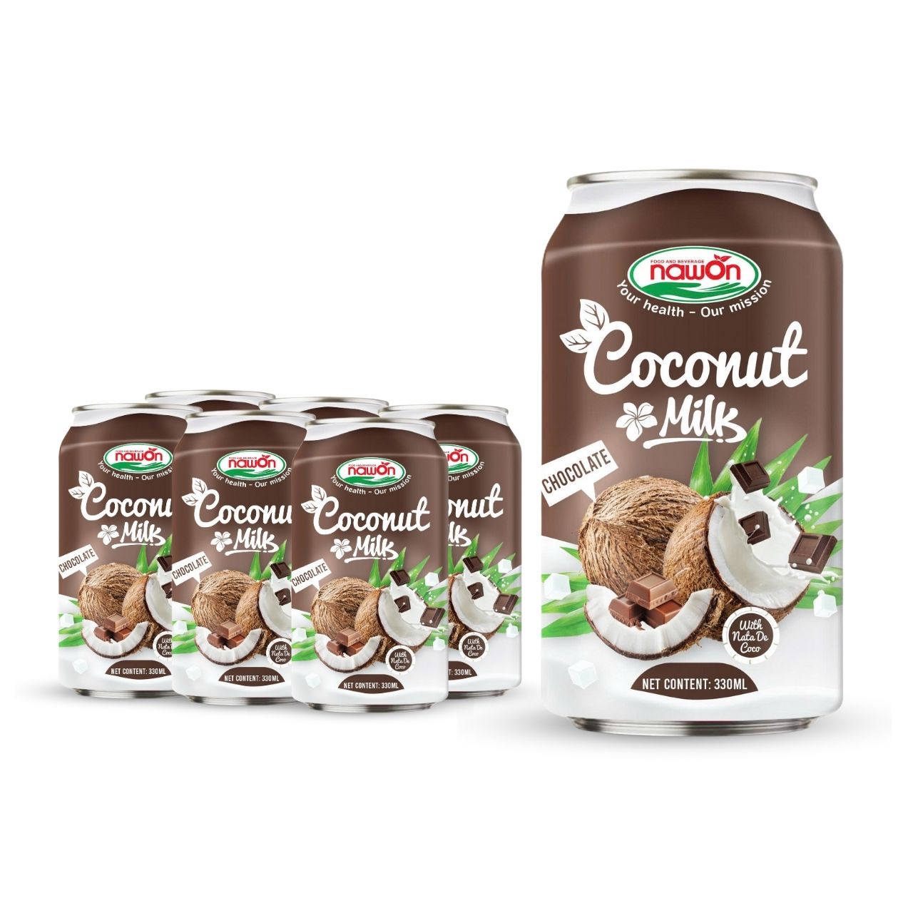 can 330ml 11 18 fl oz creamy coconut milk with chewy nata de coco and juicy chocolate flavor (2)