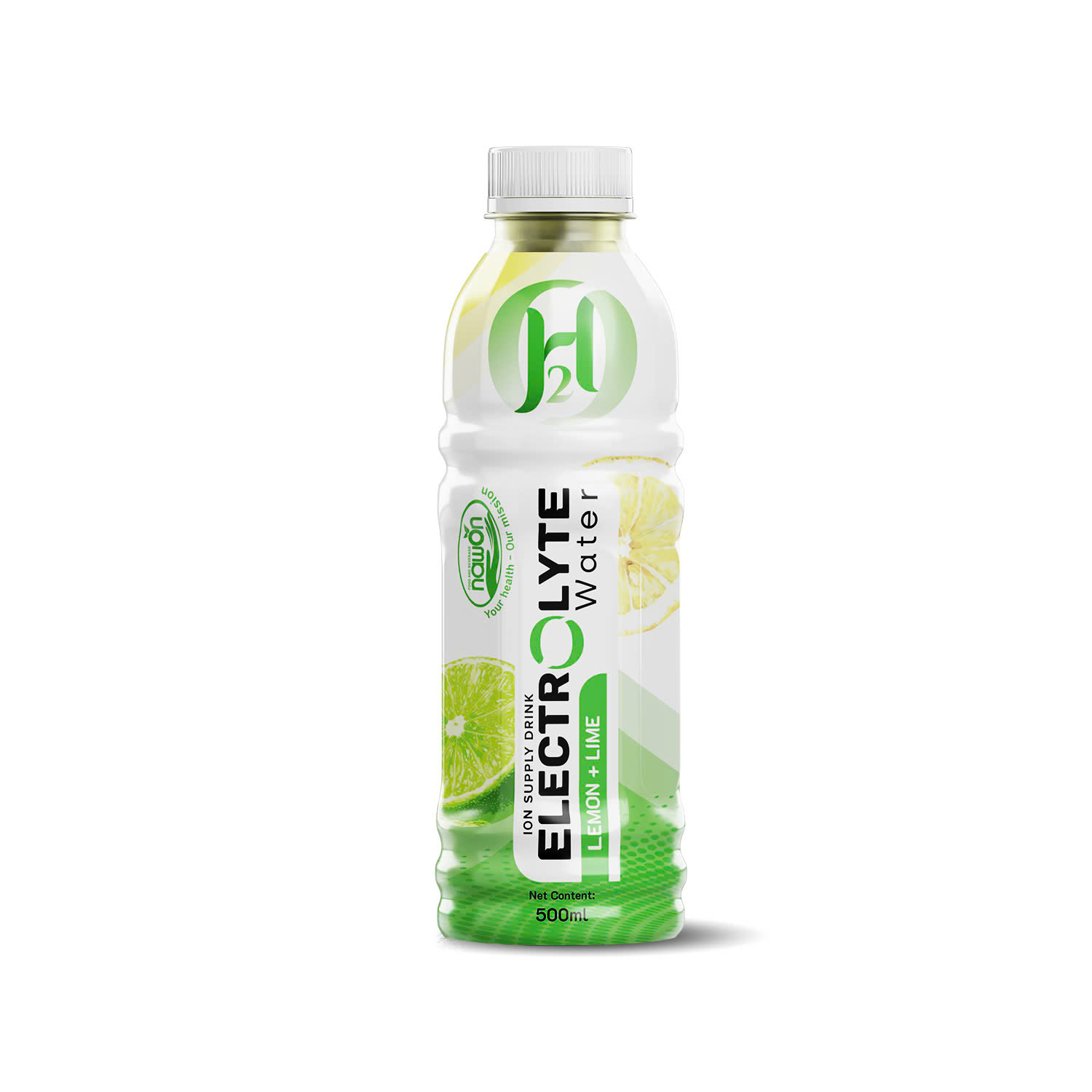 bottle 500ml 16 9 fl oz electrolyte water with refreshing lemon and lime flavor