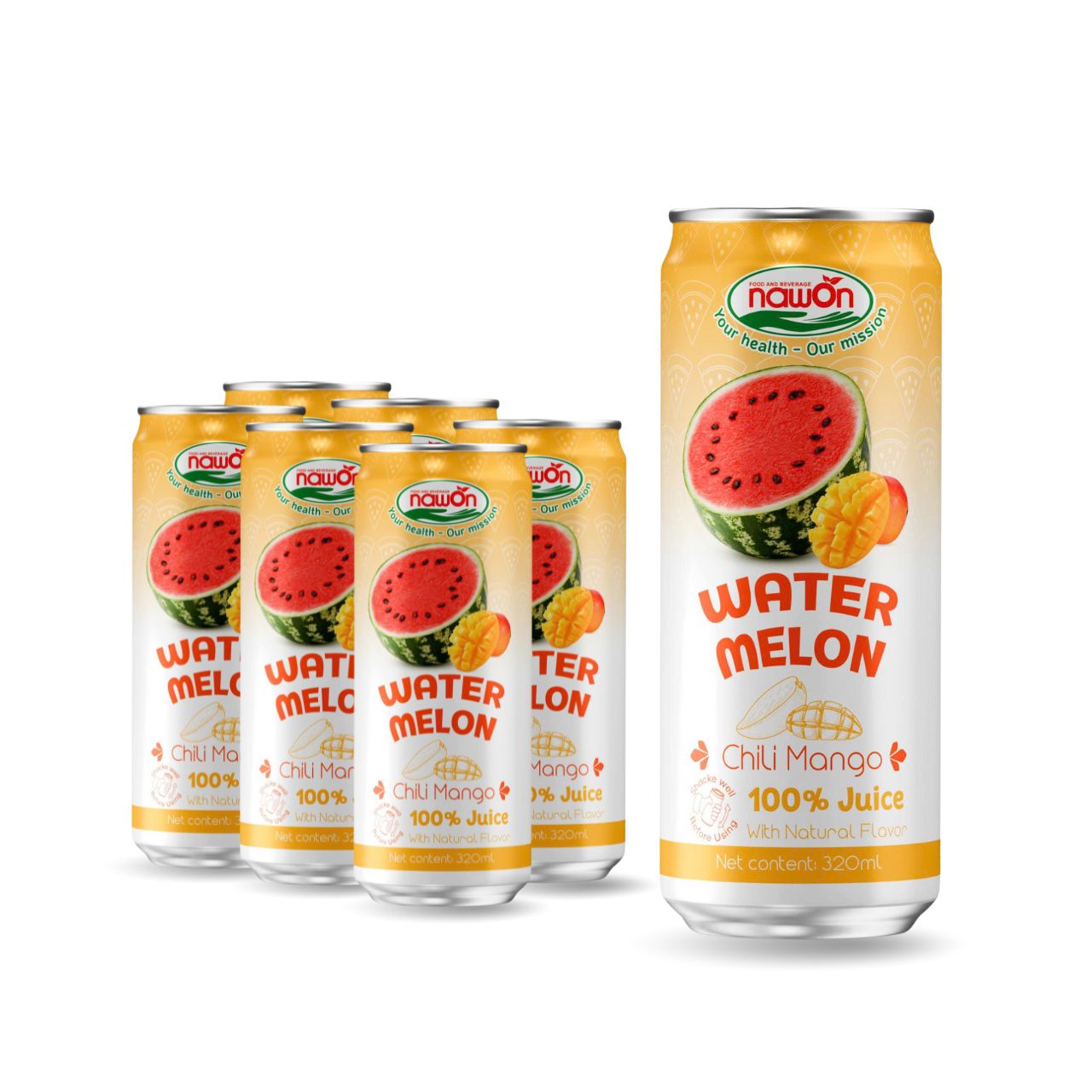 can 320ml 10 82 fl oz 100 natural watermelon juice with juicy chili mango flavor 2