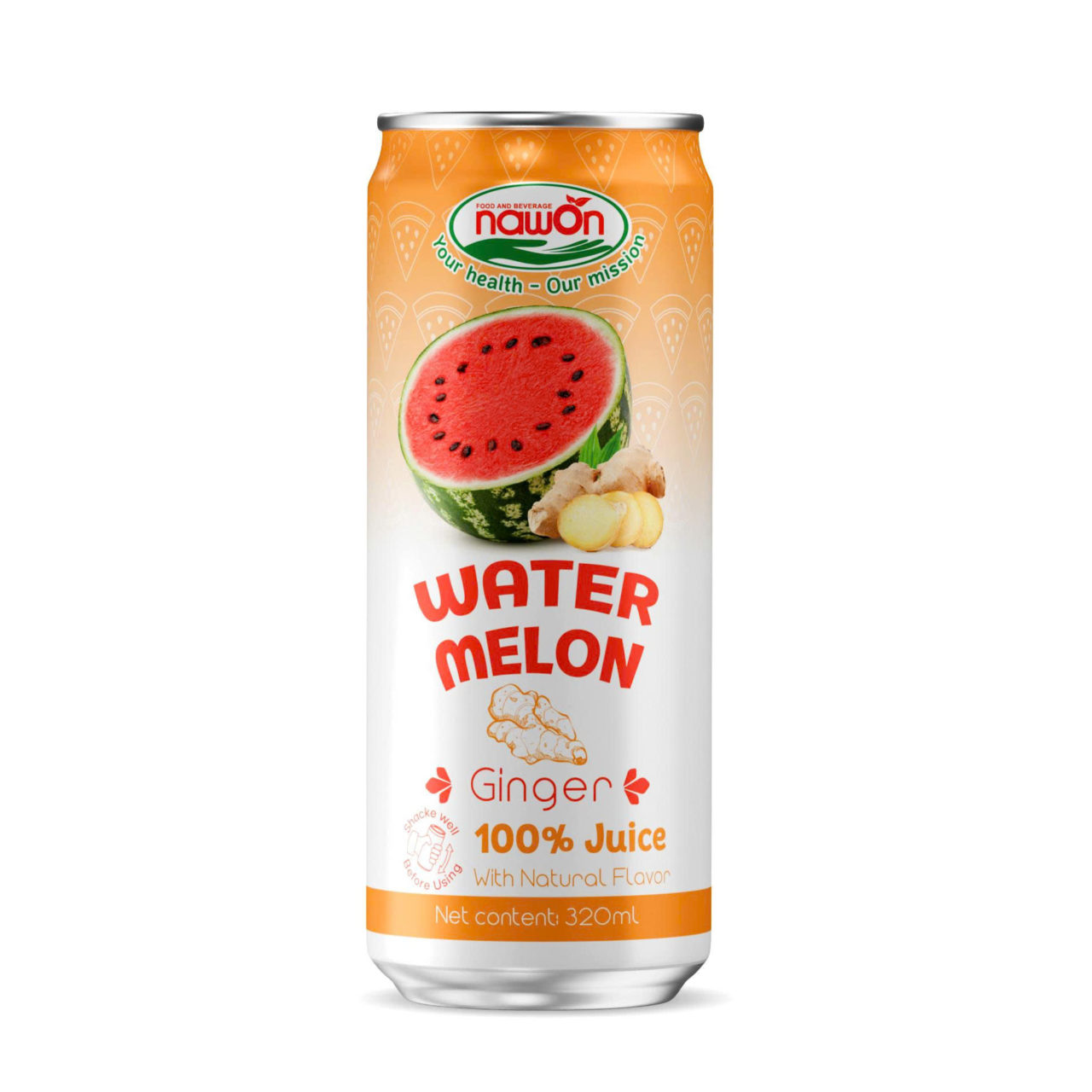 can 320ml 10 82 fl oz 100 natural watermelon juice with juicy ginger flavor