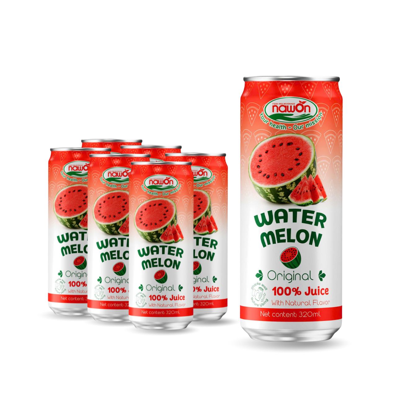 can 320ml 10 82 fl oz 100 natural watermelon juice with pure original flavor 2
