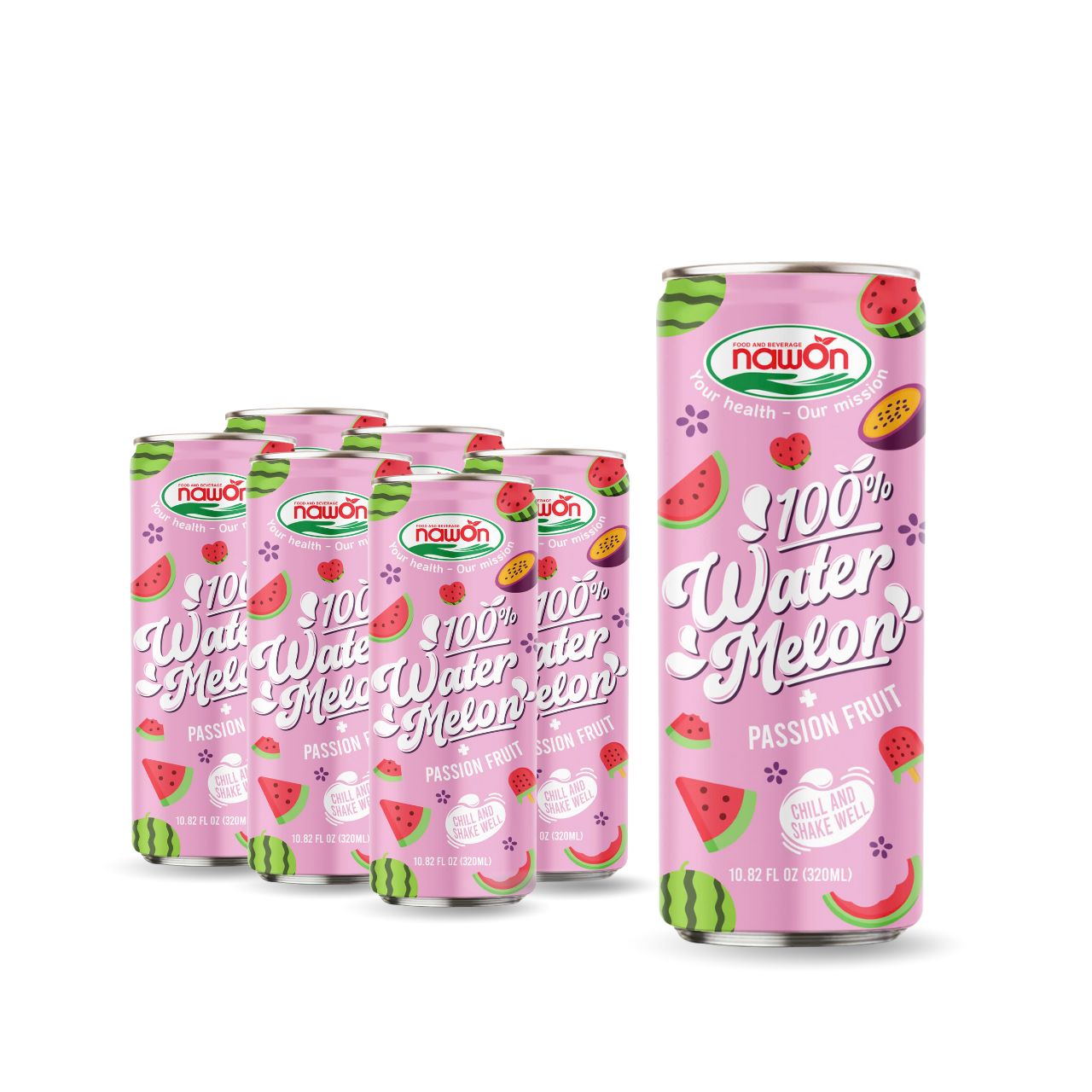 can 320ml 10 82 fl oz 100 refreshing watermelon juice with tangy passion fruit flavor 2
