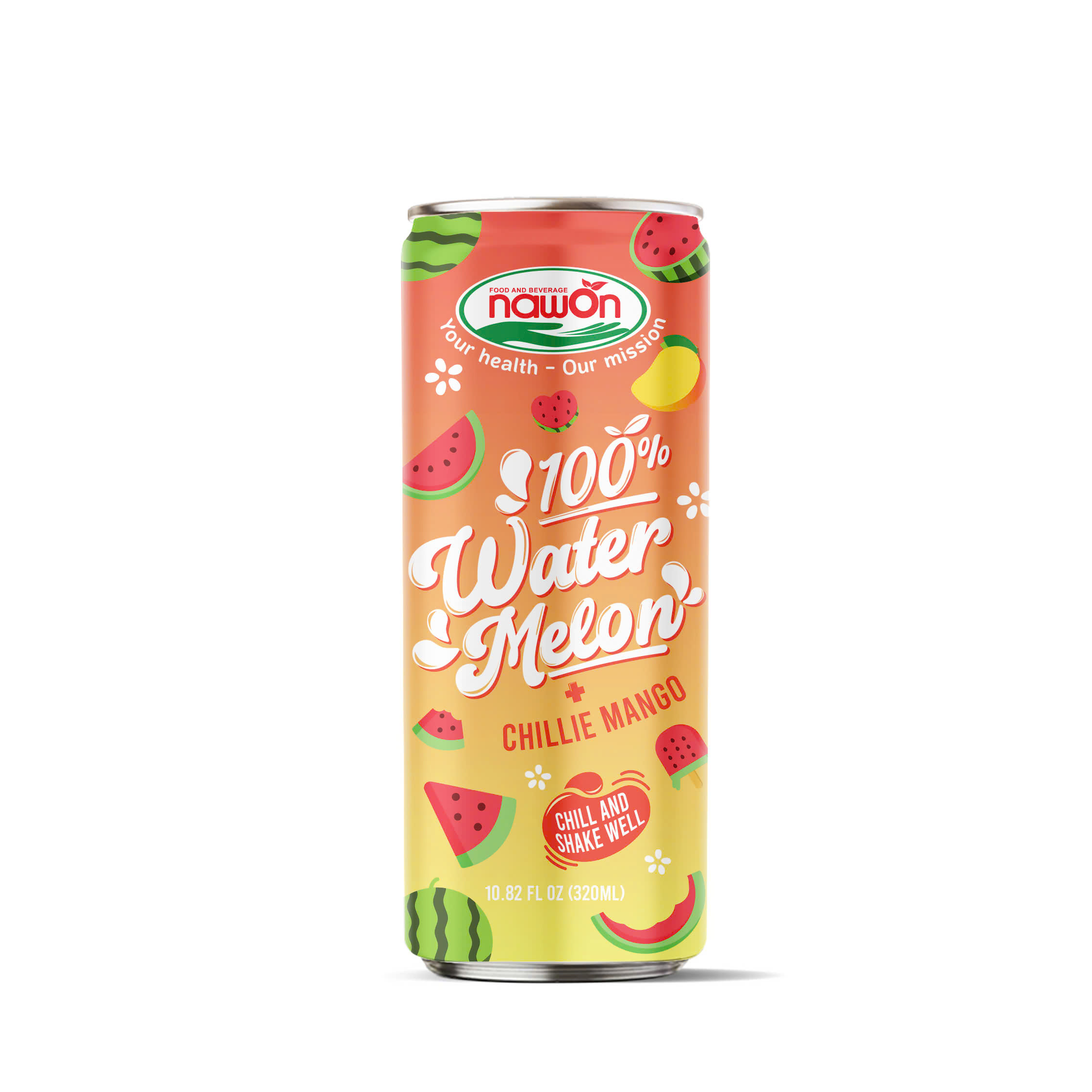 can 320ml 11 18 fl oz 100 refreshing watermelon juice with spicy chillie mango flavor