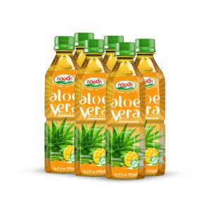 pet bottle 500ml 16 9 fl oz aloe vera drink featuring a refreshing mango flavor (2)