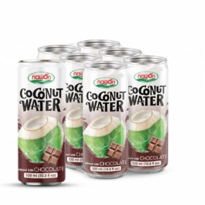 can 320ml 10 82 fl oz chocolate coconut water with delicate and smooth taste nawon