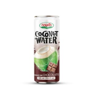 can 320ml 10 82 fl oz chocolate coconut water with delicate and smooth taste nawon