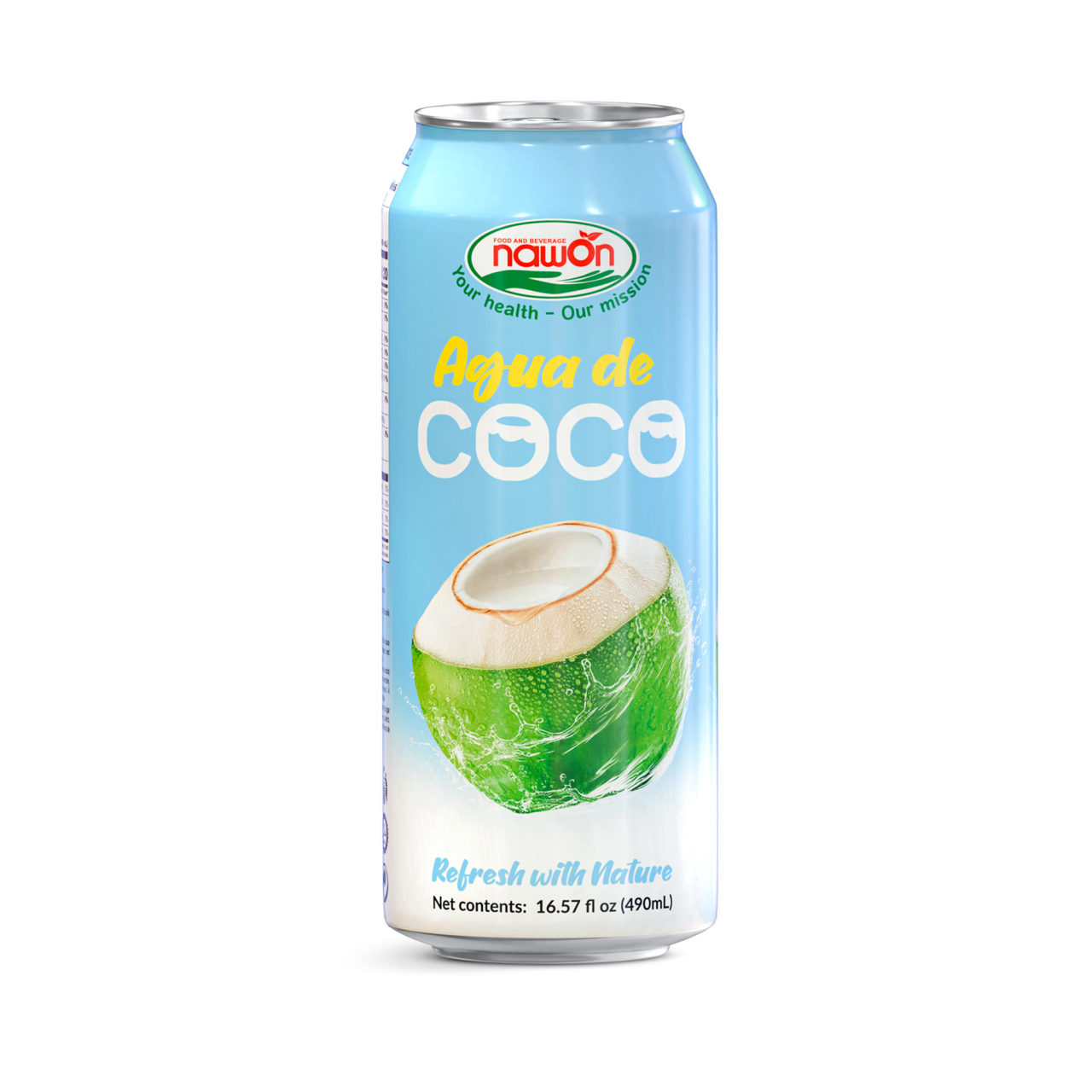 can 490ml 16 56 fl oz pure agua de coco refresh with nature