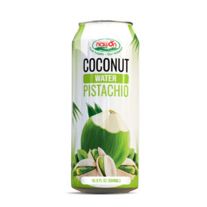 Coconut Water With Pistachio Flavor Can 500ml (16 9 Fl oz) white
