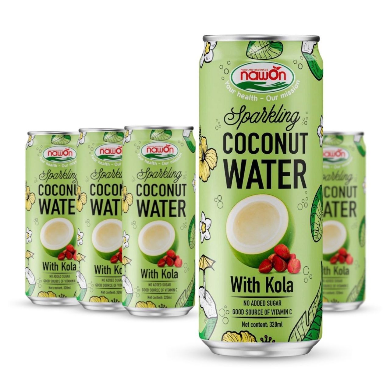 can 320ml 10 82 fl oz sparkling coconut water with kola and no sugar added (3)
