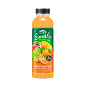 Pet bottle 500ml 16 9 fl oz orange smoothie drink with white grape orange and mango (3)