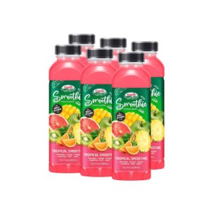 pet bottle 500ml 16 9 fl oz tropical smoothie drink with grapefruit orange mango pineapple kiwi and apple (1)