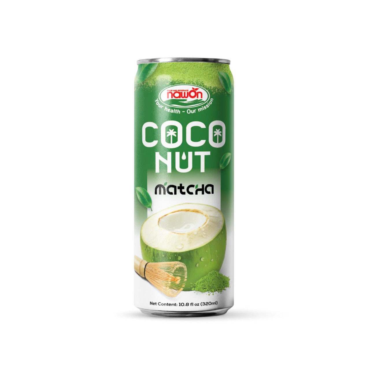 Fresh Organic Matcha Coconut Water Can 320Ml (10 8 Fl oz)