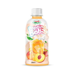 Bottle 320 ml 10 82 fl oz peach popping boba tea made for a fun sweet and refreshing taste (1)
