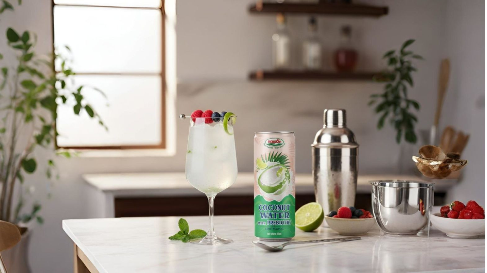 lime coconut water lime coconut water