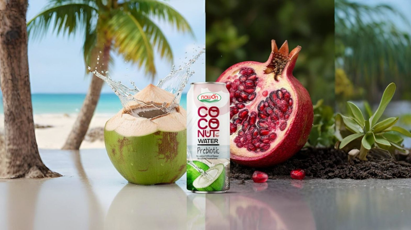 pomegranate coconut water pomegranate coconut water