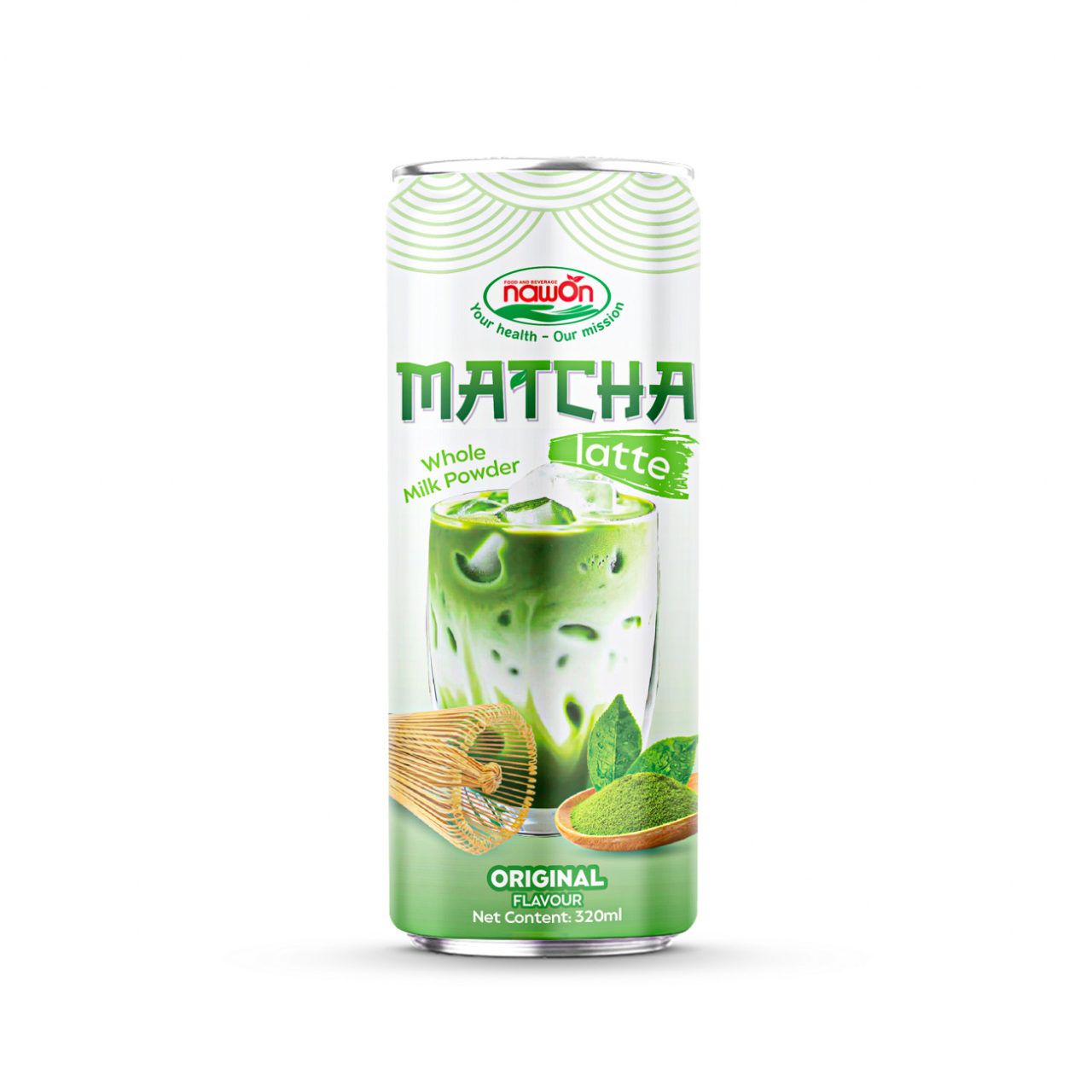 can 320ml 10 8 fl oz fresh whole milk powder matcha latte with a classic original flavor