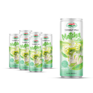 can 320ml 10 82 fl oz plant based coconut milk matcha latte with pistachio flavor drink 2