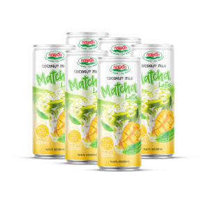 can 320ml 10 82 fl oz vegan coconut milk matcha latte with mango flavor drink 1