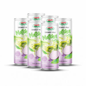 can 320ml 10 82 fl oz vegan coconut mik matcha latte with taro flavor drink 1