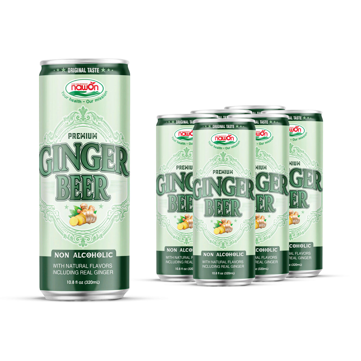 can 320ml 10 82 fl oz original ginger beer made from real ginger smooth bold refreshing (3)