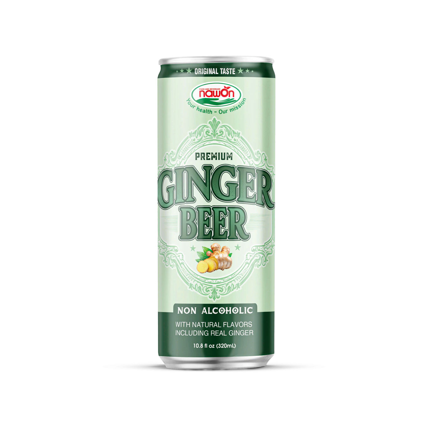 can 320ml 10 82 fl oz original ginger beer made from real ginger smooth bold refreshing