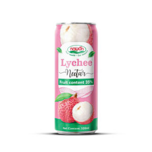 can 320ml 10 82 fl oz refreshing lychee juice nectar with a naturally sweet and fragrant flavor