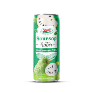 can 320ml 10 82 fl oz refreshing soursop juice nectar with a bright and juicy sweet flavor