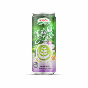 can 320ml 10 8 fl oz oat milk matcha latte with light taro sweetness smooth and easy to enjoy
