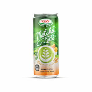 can 320ml 10 8 fl oz vegan matcha latte made with smooth oat milk and gentle mango notes