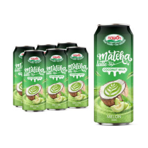 can 500ml 16 9 fl oz fresh coconut milk matcha latte clean melon flavor smooth cooling mouthfeel (2)